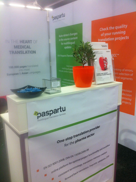 Paspartu exhibiting at DIA Euromeeting in Vienna